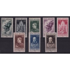 VATICANO 1936 Yv 72/9 SERIE COMPLETA NUEVA SIN GOMA DON BOSCO 120 EUROS